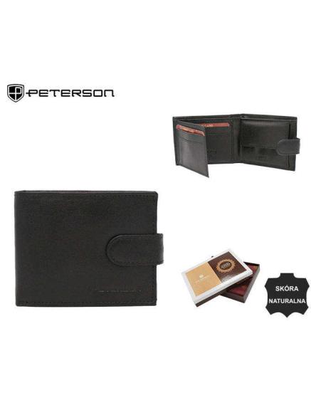 Dámská kožená peněženka PTN RD-260-GCL černá