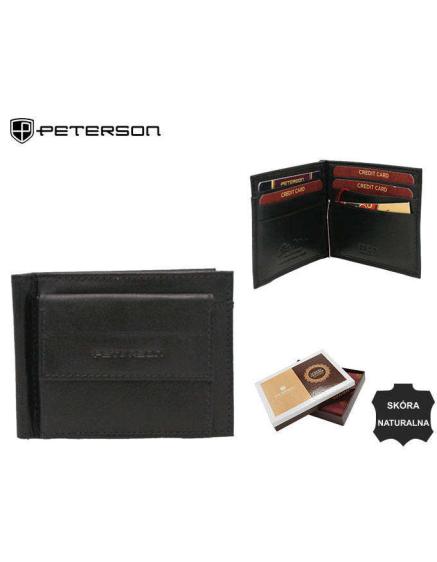 Dámská kožená peněženka PTN RD-250-GCL ČERNÁ