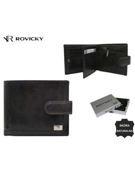Kožená peněženka PC-107L-BAR-2526 černá