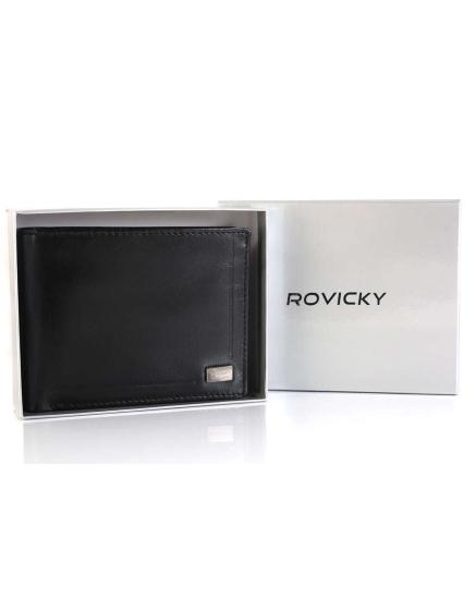 Pánská kožená peněženka RFID Rovicky CPR-021-BAR