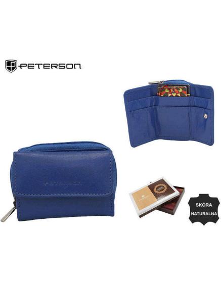 Dámská kožená peněženka PTN RD-210-MCL modrá
