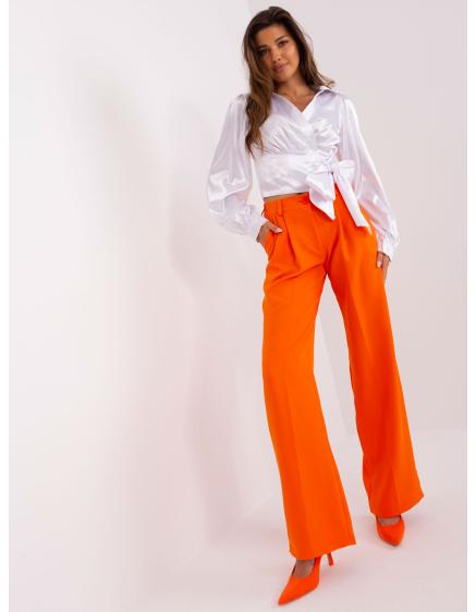 Dámské kalhoty s kapsami ROSSIE oranžové