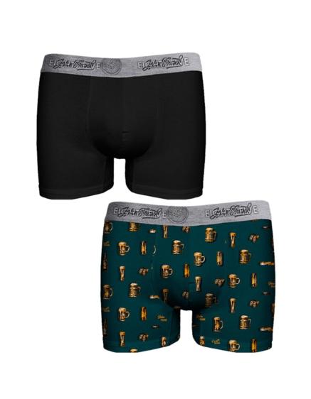 Levně Pánské boxerky John Frank JF2BEF26 2Pack