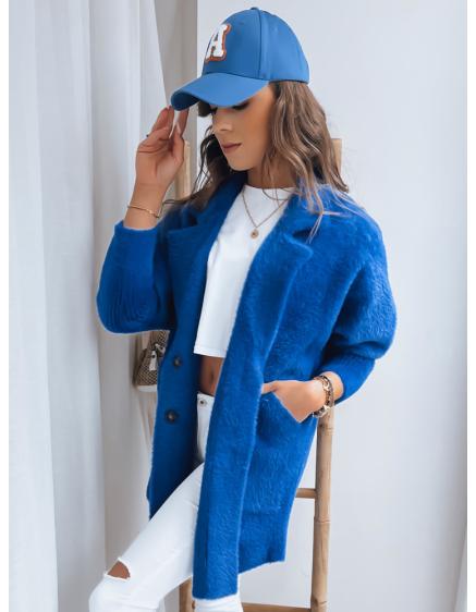 Dámský kabát z alpaky RITA II modrý