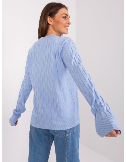 Dámský svetr s bavlnou RIMA světle modrý