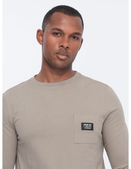 Pánský tričko s dlouhým rukávem V3 L156 šedé
