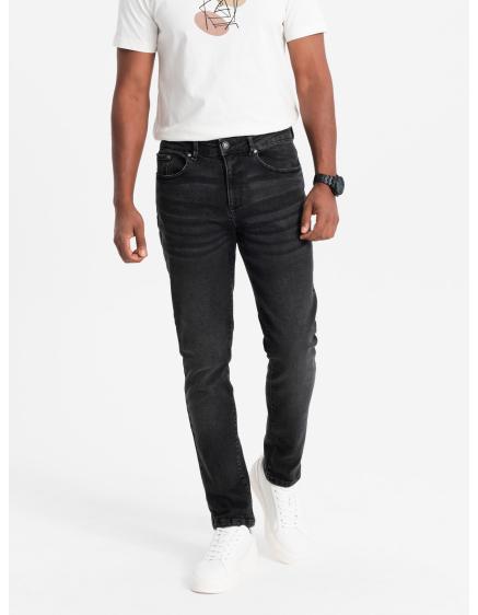 Pánské džínové kalhoty SLIM FIT černé