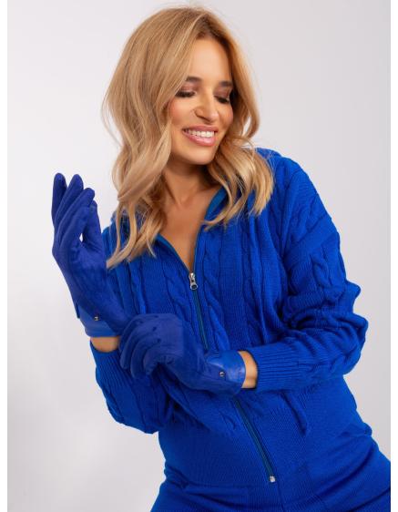 Dámské dotykové rukavice AGATON kobaltově modré
