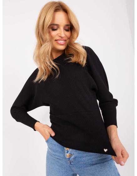 Levně Dámská halenka BASIC FEEL GOOD černá