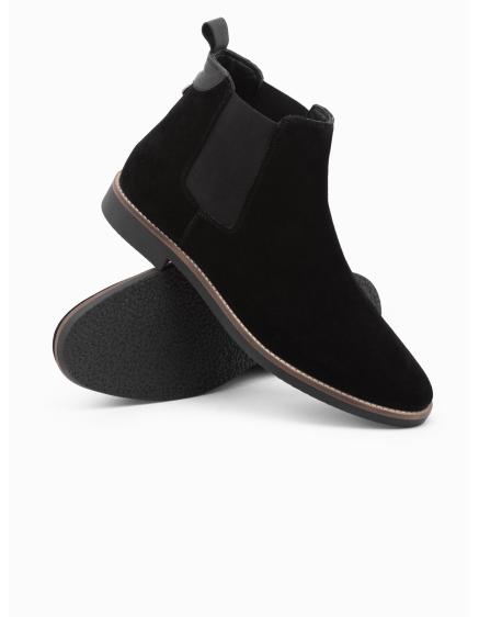 Pánské kožené boty V2 OM-FOCS-0134 černé