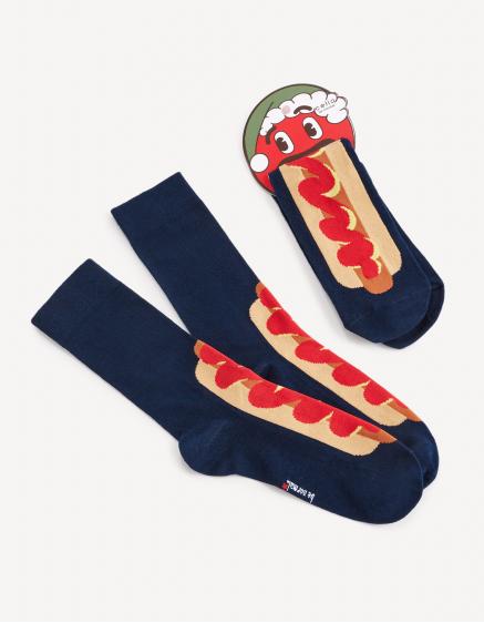Levně Ponožky Hot Dog Tmavě m