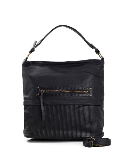 Dámská kabelka s odnímatelným popruhem PEKAS černá