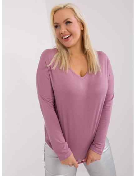 Dámská halenka plus size ELISA růžová