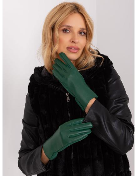 Dámské rukavice HIJ tmavě zelené