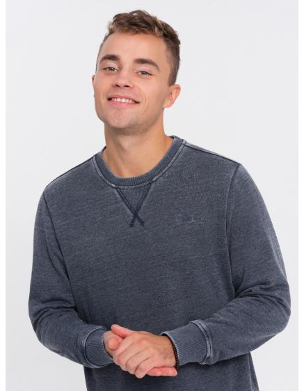 Levně Pánská mikina V4 OM-SSDS-0131 námořnicky modrá