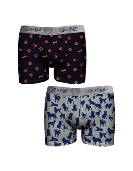 Levně Pánské boxerky JOHN FRANK JF2BEF29 2PACK