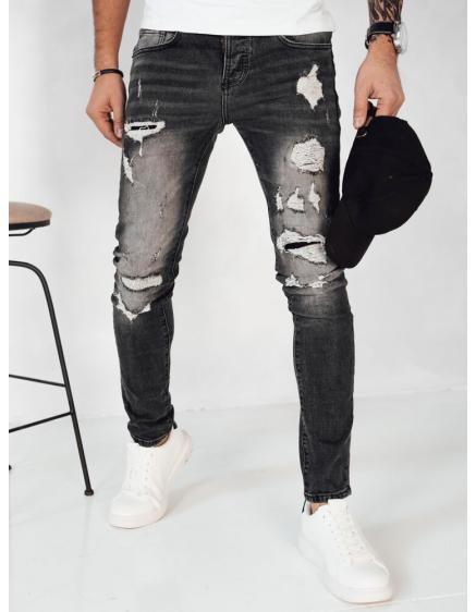 Pánské t džínové kalhoty RIGASA tmavě šedé