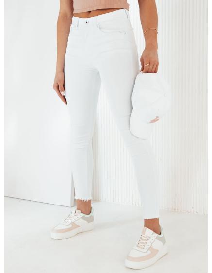Dámské džínové kalhoty NAVILES bílé