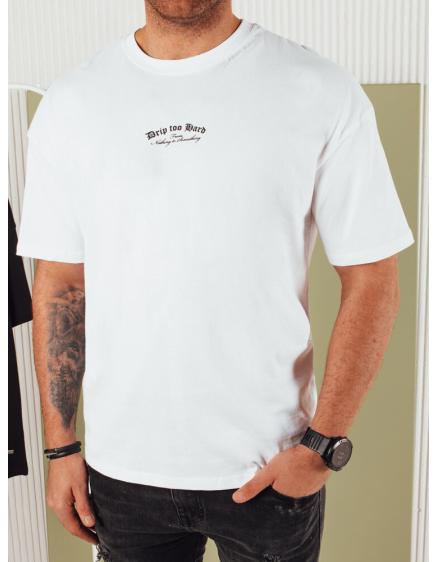 Pánské tričko s potiskem REV bílé