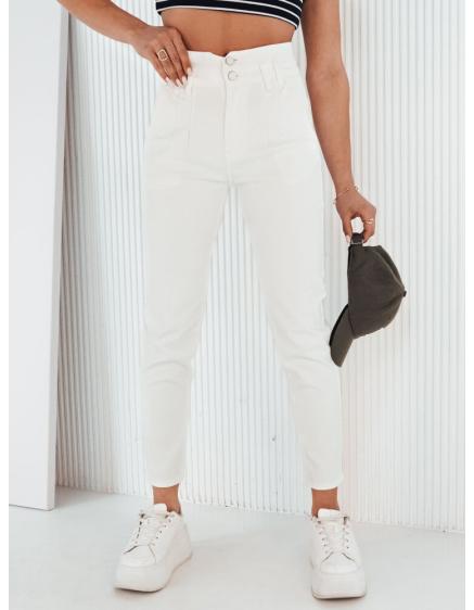 Dámské džínové kalhoty PAREI bílé