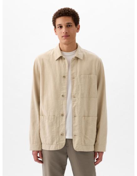 Lněná bunda