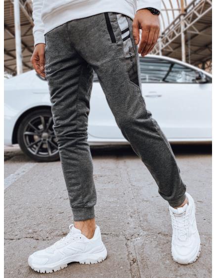 Pánské teplákové kalhoty šedé