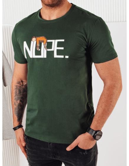 Pánské tričko s potiskem WIRA zelené