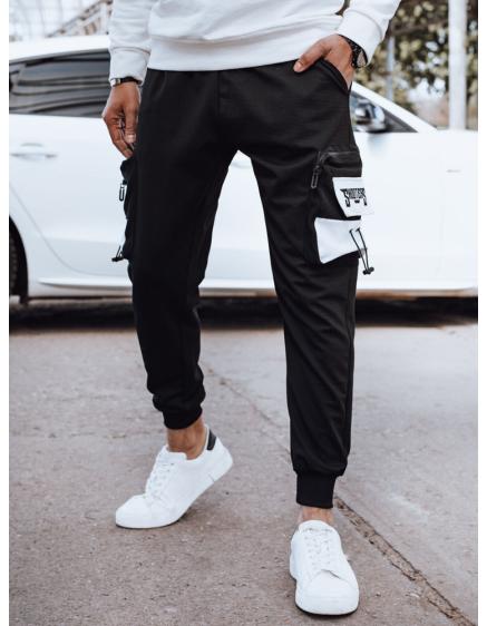 Pánské bojové teplákové kalhoty TREA černé