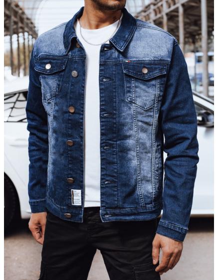 Pánská džínová bunda LOKKA tmavě modrá