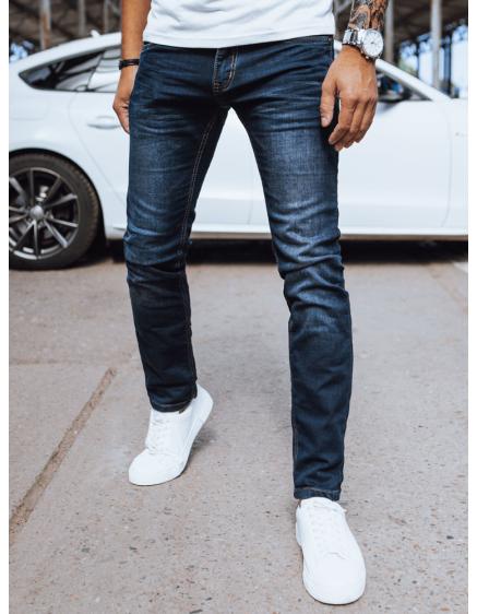 Pánské jeans kalhoty STYLE tmavě modré