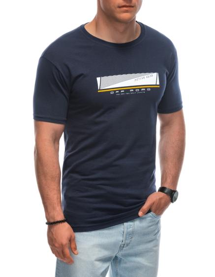Pánské tričko s potiskem S1946 námořnická modř