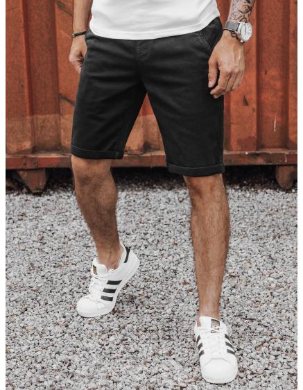 Levně Pánské džínové šortky LOMA černé