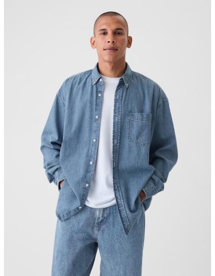 Levně Džínová oversize košile