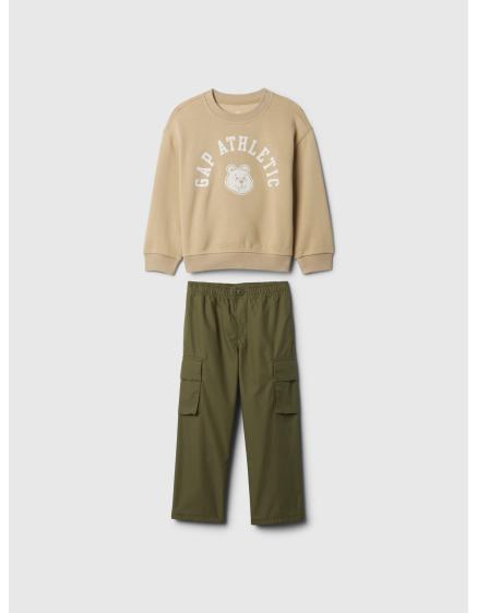 Levně Baby set mikiny a cargo kalhot