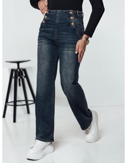 Levně Dámské kalhoty VIVEZZI denim modré