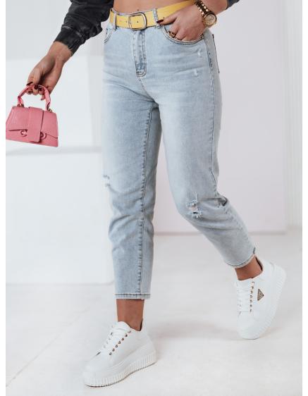 Levně Dámské džínové kalhoty mom fit JEANMOMENT
