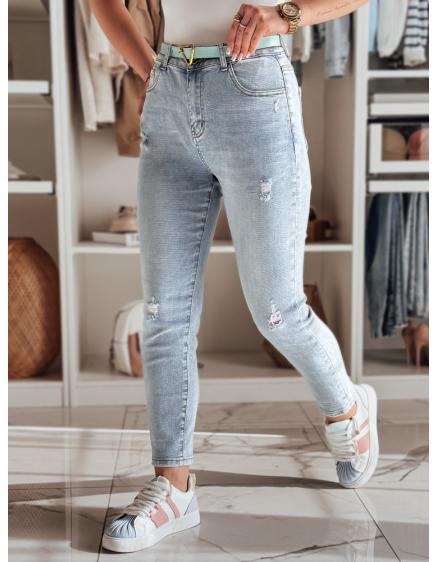 Levně Dámské džíny slim fit STEFANIA modré
