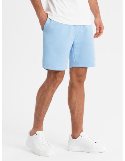 Levně Unisex tepláky se stahovací šňůrkou v pase - modrá V8 OU-SRBC-0101