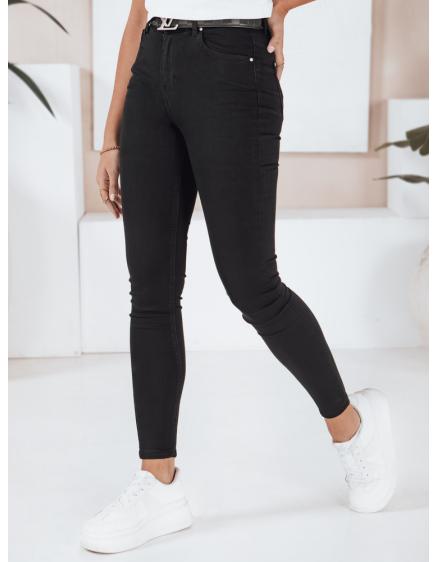 Levně Dámské skinny džíny černé