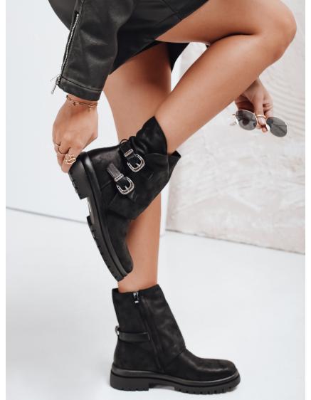 Dámské kotníkové boty, černé