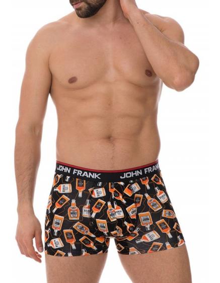 Pánské boxerky John Frank JFBD249 Whisky