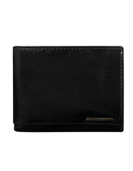 Černá pánská kožená peněženka s ochranou RFID