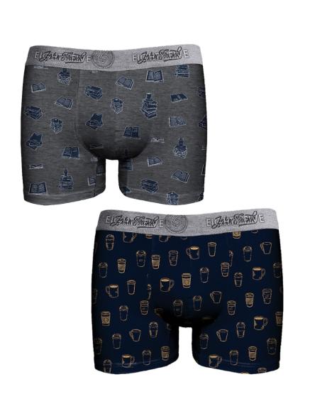 Pánské boxerky John Frank JF2BEF24 2Pack