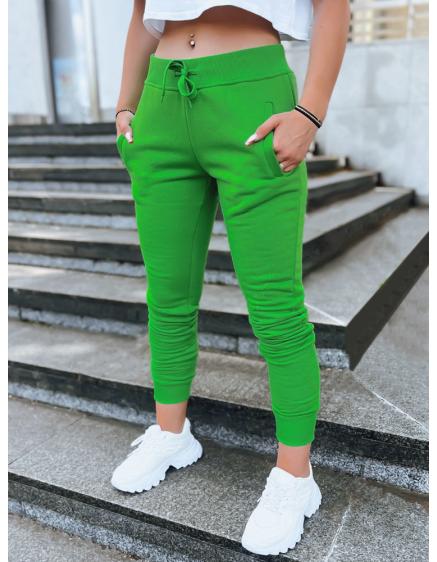 Dámské teplákové kalhoty FITS světle zelené