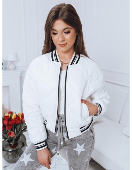 Dámská bunda BOMBER bílá