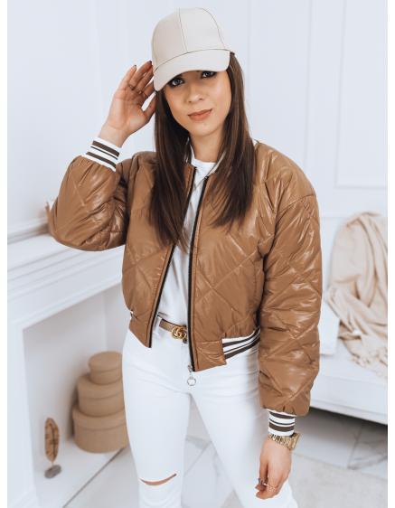 Dámská bunda BOMBER camel