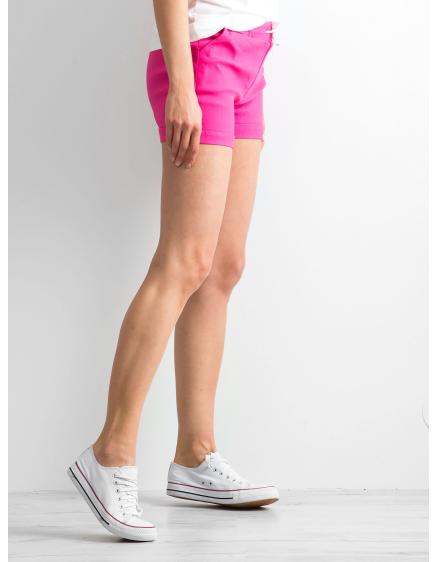 Dámské šortky se šňůrkou NICKA růžové 