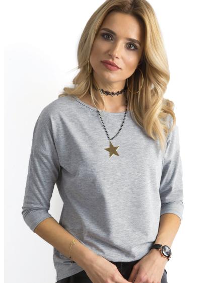 Levně Dámská halenka APRIL šedá