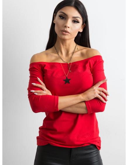 Levně Dámská halenka LIVE červená
