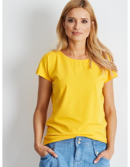 Dámské tričko CIRCLE tmavě žluté